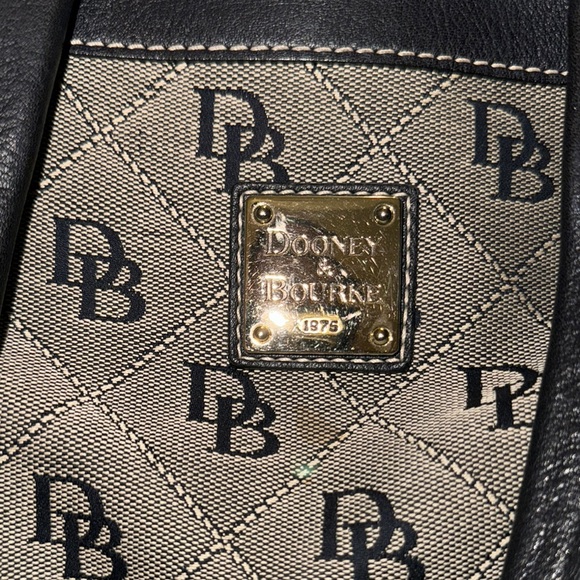 Dooney & Bourke Black and Gray Tote - Picture 8 of 8